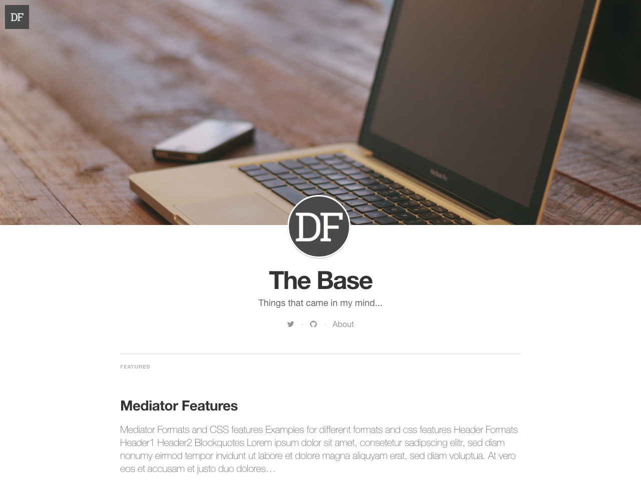 Mediator screenshot