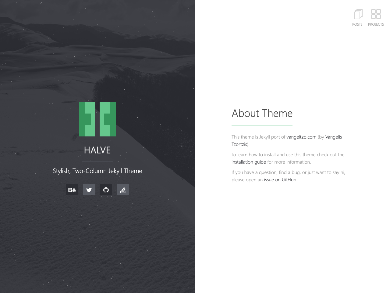 Halve screenshot